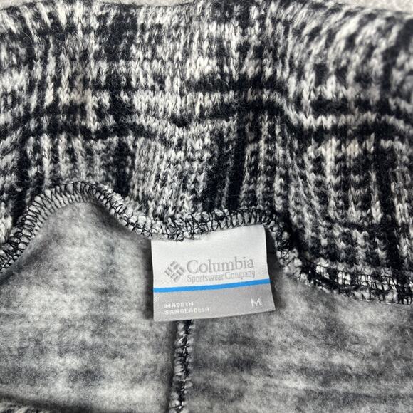 Columbia Sweater Womens Medium Turtleneck Plaid Soft Cozy Winter - Picture 3 of 13